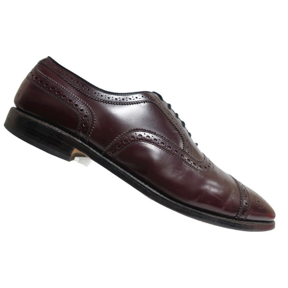 ALLEN EDMONDS Men Dress Shoes Strand Vintage Red 13A-US/12.5UK/48 Narrow Cap-Toe main image 8